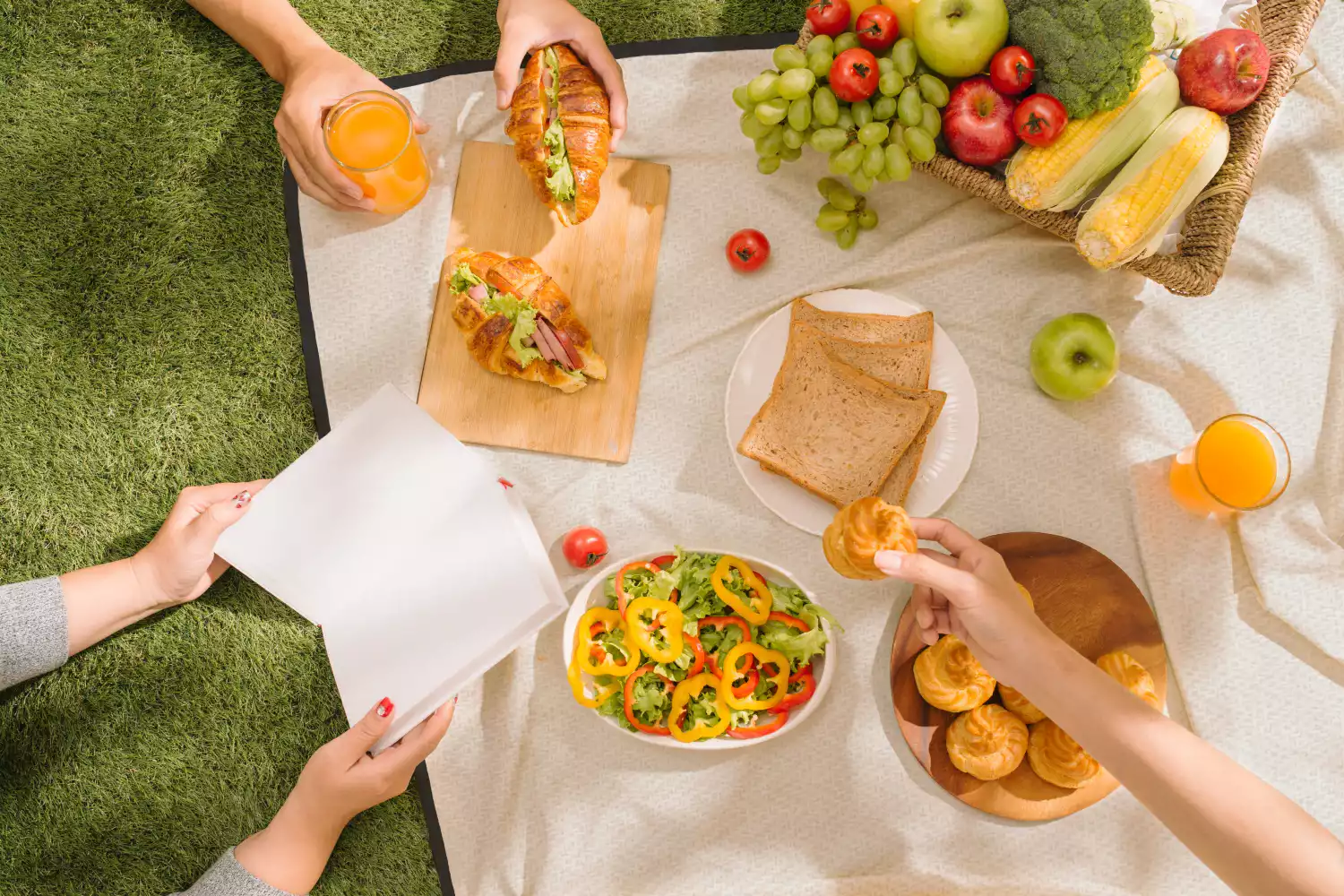 fall picnic blanket